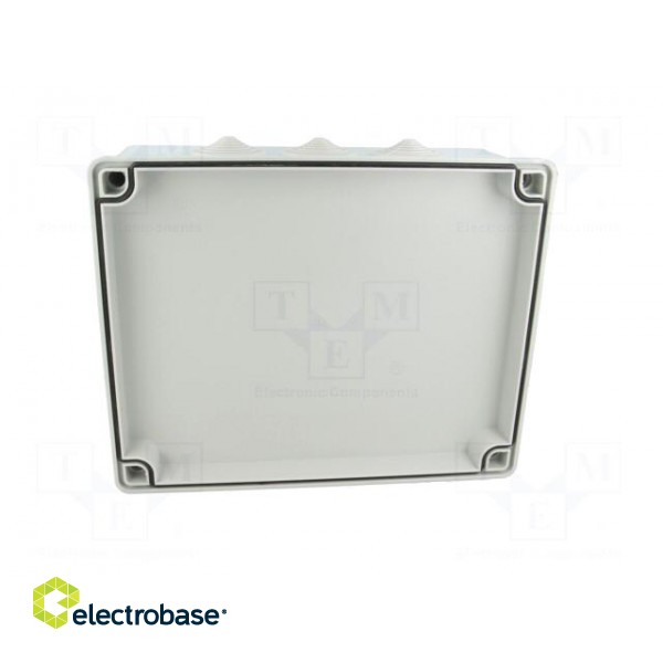 Enclosure: junction box | X: 190mm | Y: 240mm | Z: 90mm | IP65 | grey image 8