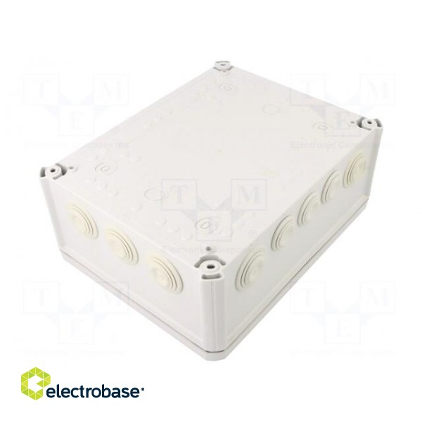 Enclosure: junction box | X: 190mm | Y: 240mm | Z: 95mm | IP66 image 2