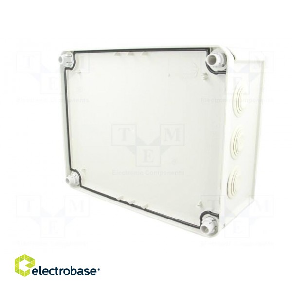 Enclosure: junction box | X: 190mm | Y: 240mm | Z: 95mm | IP66 фото 9