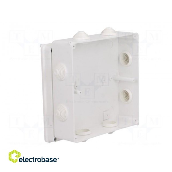 Enclosure: junction box | X: 196mm | Y: 196mm | Z: 78mm | wall mount image 2