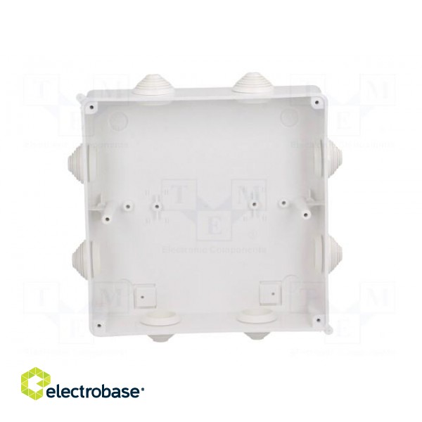 Enclosure: junction box | X: 196mm | Y: 196mm | Z: 78mm | wall mount image 3