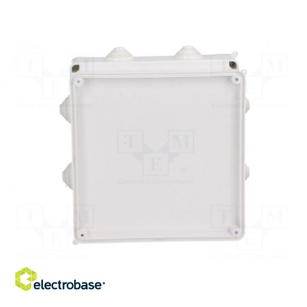Enclosure: junction box | X: 196mm | Y: 196mm | Z: 78mm | wall mount image 7