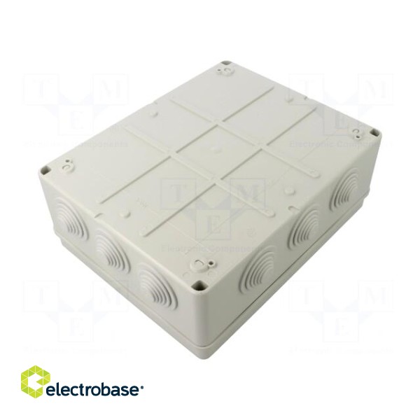 Enclosure: junction box | X: 198mm | Y: 248mm | Z: 95mm | wall mount image 2