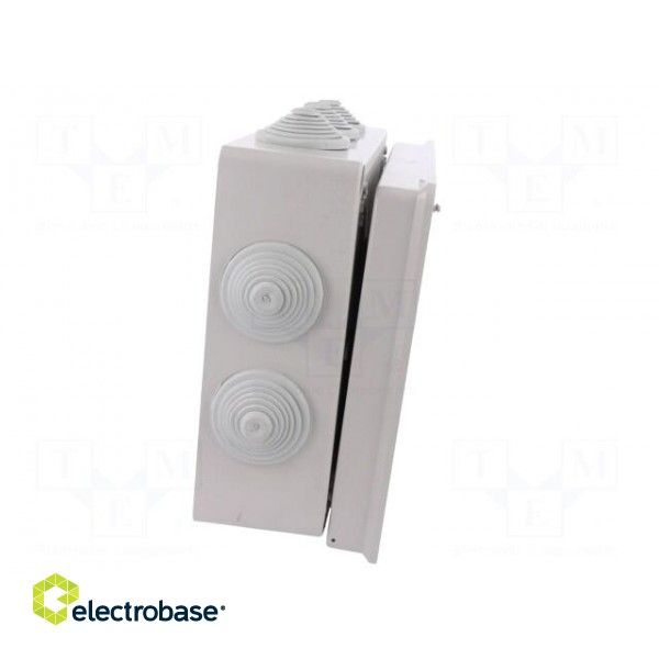 Enclosure: junction box | X: 198mm | Y: 249mm | Z: 81mm | IP55 | grey image 5