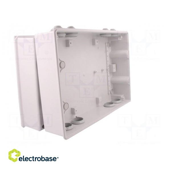 Enclosure: junction box | X: 214mm | Y: 303mm | Z: 123mm | ABS | IP55 image 2