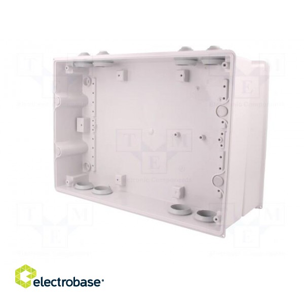 Enclosure: junction box | X: 214mm | Y: 303mm | Z: 123mm | ABS | IP55 image 4