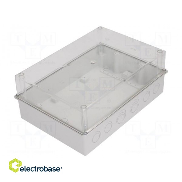 Enclosure: junction box | X: 214mm | Y: 303mm | Z: 123mm | ABS | IP55 image 1