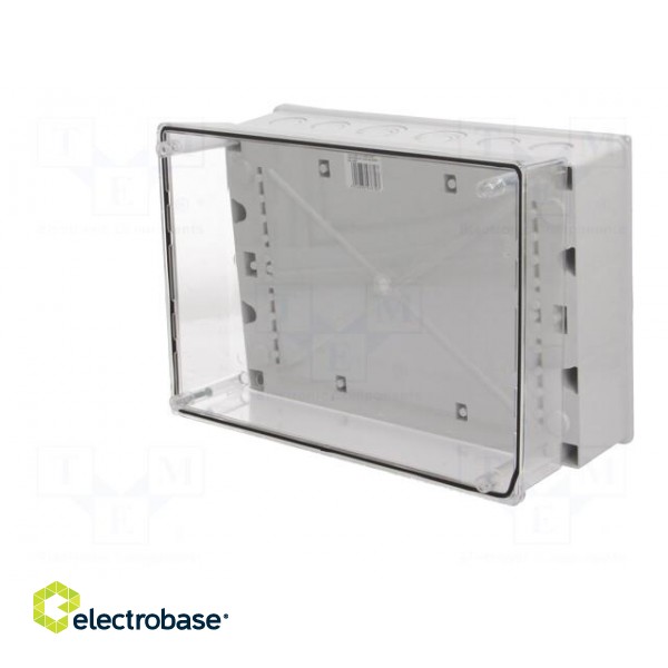 Enclosure: junction box | X: 214mm | Y: 303mm | Z: 123mm | ABS | IP55 image 9