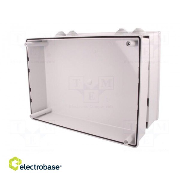 Enclosure: junction box | X: 214mm | Y: 303mm | Z: 123mm | ABS | IP55 image 8