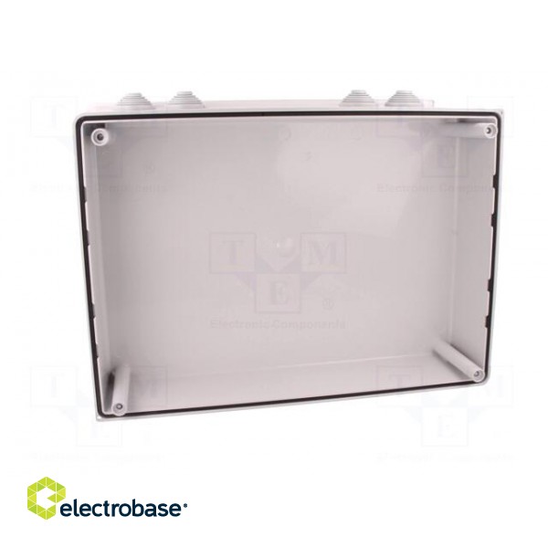 Enclosure: junction box | X: 214mm | Y: 303mm | Z: 123mm | ABS | IP55 image 7