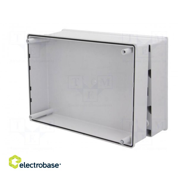 Enclosure: junction box | X: 214mm | Y: 303mm | Z: 123mm | ABS | IP55 image 9