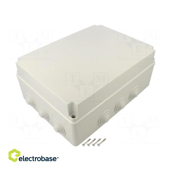 Enclosure: junction box | X: 228mm | Y: 308mm | Z: 128mm | wall mount image 1