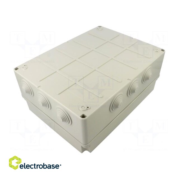 Enclosure: junction box | X: 228mm | Y: 308mm | Z: 128mm | wall mount image 2