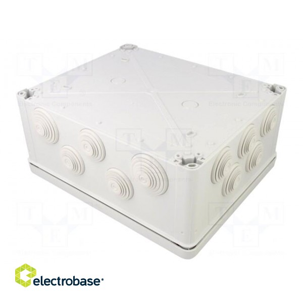 Enclosure: junction box | X: 245mm | Y: 295mm | Z: 125mm | wall mount фото 2