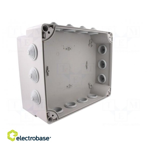 Enclosure: junction box | X: 282mm | Y: 342mm | Z: 165mm | IP55 | grey image 2