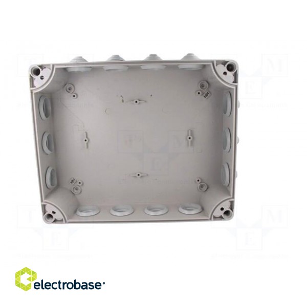 Enclosure: junction box | X: 282mm | Y: 342mm | Z: 165mm | IP55 | grey image 3