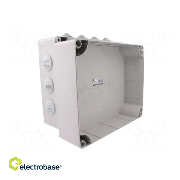 Enclosure: junction box | X: 282mm | Y: 342mm | Z: 165mm | IP55 | grey image 6