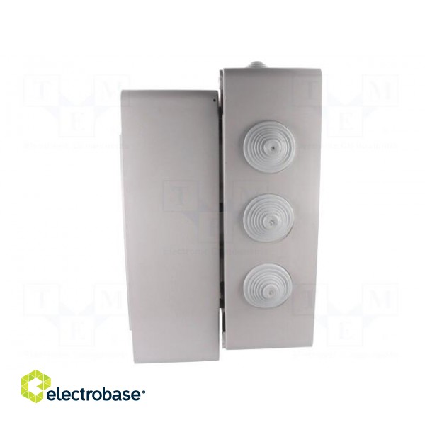 Enclosure: junction box | X: 282mm | Y: 342mm | Z: 165mm | IP55 | grey image 9