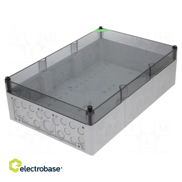 Enclosure: junction box | X: 300mm | Y: 450mm | Z: 132mm | polycarbonate