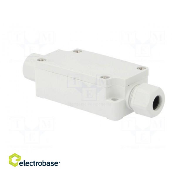 Enclosure: junction box | X: 33mm | Y: 65mm | Z: 24mm | IP65 | light grey фото 5