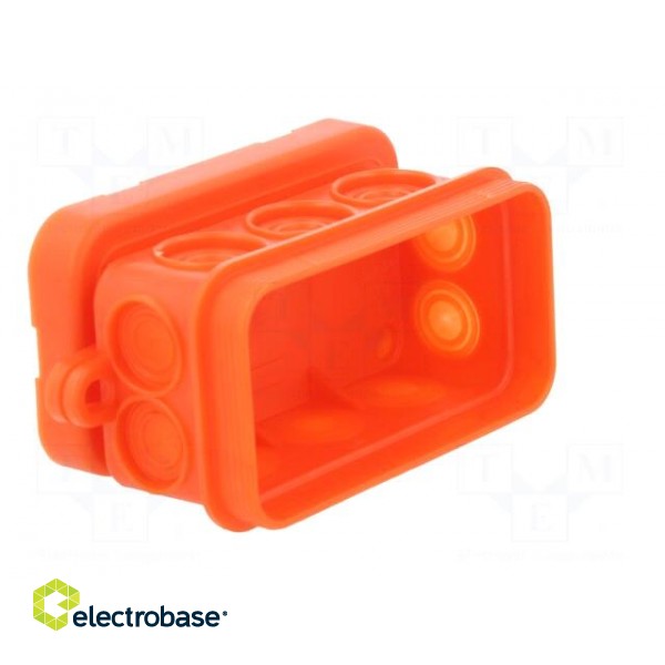 Enclosure: junction box | X: 43mm | Y: 80mm | Z: 36mm | polyetylene | IP55 image 3