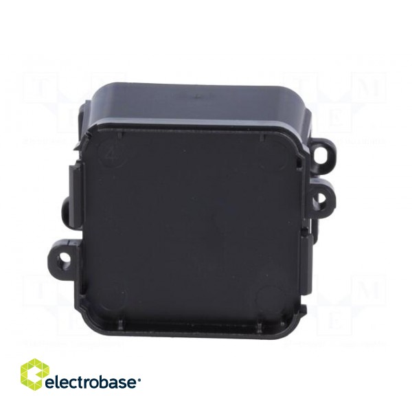 Enclosure: junction box | X: 44.5mm | Y: 57mm | Z: 25mm | black paveikslėlis 7