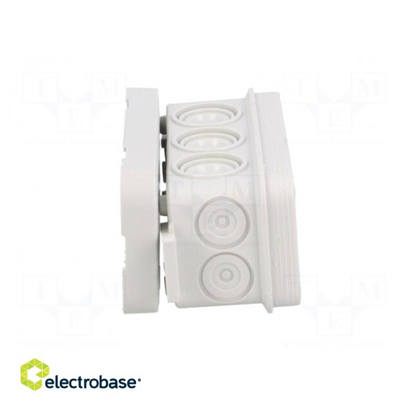 Enclosure: junction box | X: 45mm | Y: 90mm | Z: 39mm | wall mount | IP55 image 9