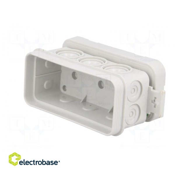 Enclosure: junction box | X: 45mm | Y: 90mm | Z: 39mm | wall mount | IP55 image 4