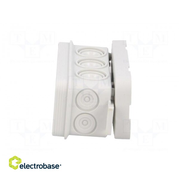 Enclosure: junction box | X: 45mm | Y: 90mm | Z: 39mm | wall mount | IP55 image 5