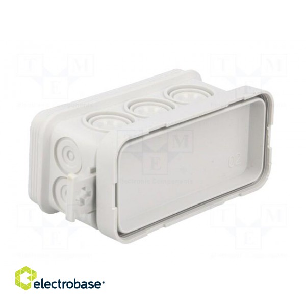 Enclosure: junction box | X: 45mm | Y: 90mm | Z: 39mm | wall mount | IP55 image 6