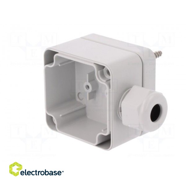 Enclosure: junction box | X: 50mm | Y: 52mm | Z: 35mm | polycarbonate image 4