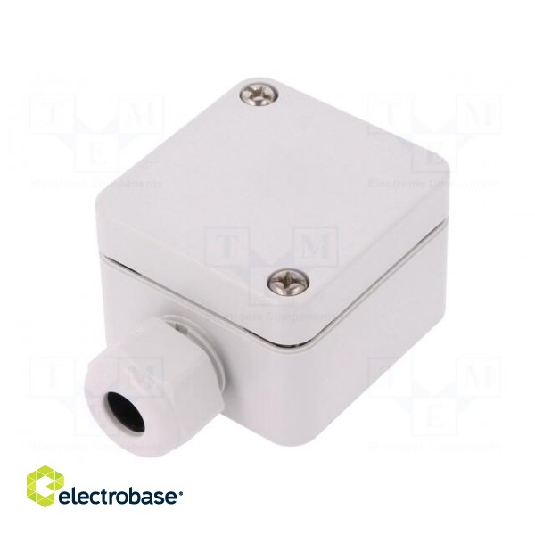 Enclosure: junction box | X: 50mm | Y: 52mm | Z: 35mm | polycarbonate image 1