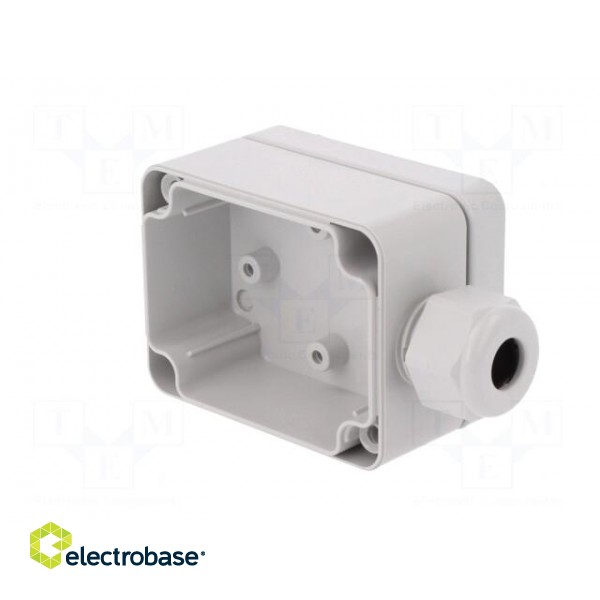 Enclosure: junction box | X: 50mm | Y: 65mm | Z: 35mm | polycarbonate image 4