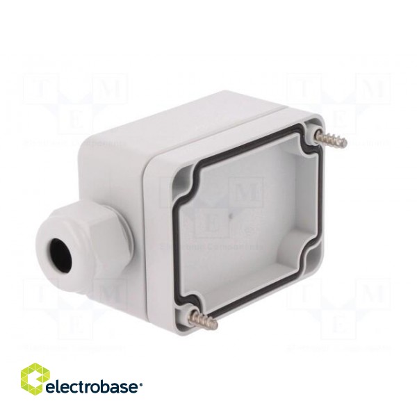 Enclosure: junction box | X: 50mm | Y: 65mm | Z: 35mm | polycarbonate image 6