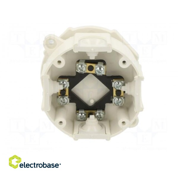 Enclosure: junction box | X: 60mm | Y: 60mm | Z: 30mm | wall mount | white image 4