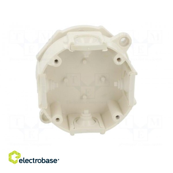 Enclosure: junction box | X: 60mm | Y: 60mm | Z: 30mm | wall mount | white image 4