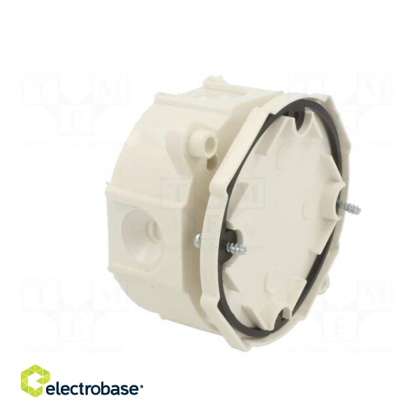 Enclosure: junction box | X: 60mm | Y: 60mm | Z: 30mm | wall mount | white фото 7