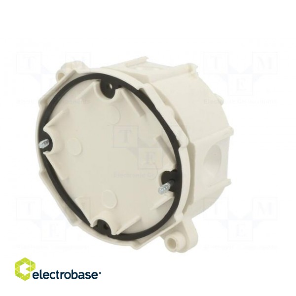 Enclosure: junction box | X: 60mm | Y: 60mm | Z: 30mm | wall mount | white image 9