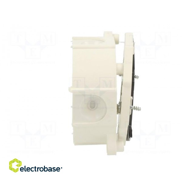 Enclosure: junction box | X: 60mm | Y: 60mm | Z: 30mm | wall mount | white image 6
