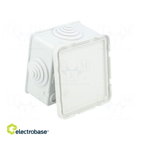 Enclosure: junction box | X: 65mm | Y: 65mm | Z: 32mm | wall mount | IP44 фото 6