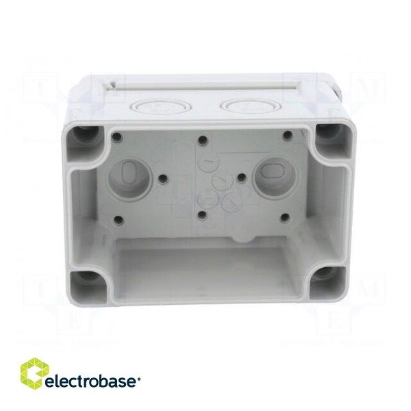 Enclosure: junction box | X: 65mm | Y: 95mm | Z: 60mm | wall mount | ABS image 4
