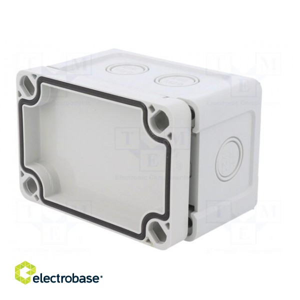 Enclosure: junction box | X: 65mm | Y: 95mm | Z: 60mm | wall mount | ABS фото 9