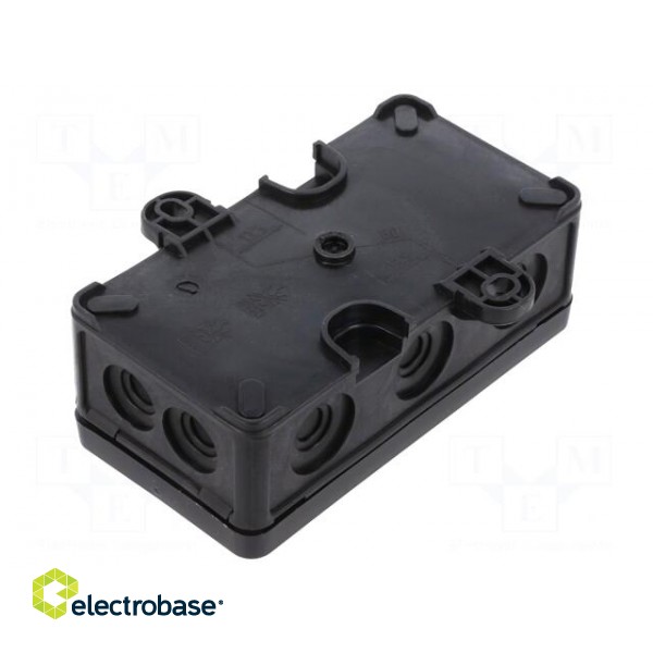 Enclosure: junction box | X: 72mm | Y: 95mm | Z: 40mm | wall mount | IP54 image 2