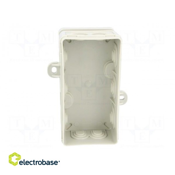 Enclosure: junction box | X: 72mm | Y: 95mm | Z: 40mm | wall mount | IP54 image 3