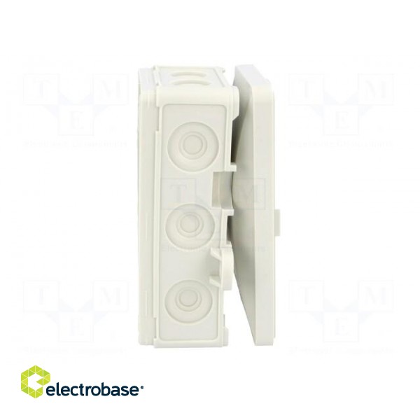 Enclosure: junction box | X: 72mm | Y: 95mm | Z: 40mm | wall mount | IP54 image 5