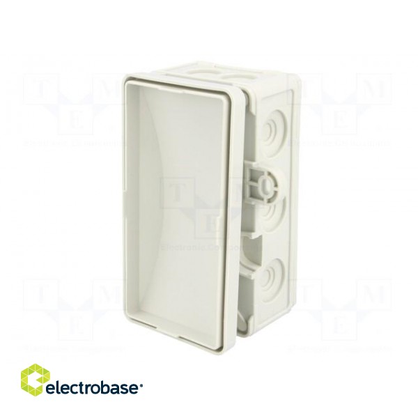 Enclosure: junction box | X: 72mm | Y: 95mm | Z: 40mm | wall mount | IP54 image 8