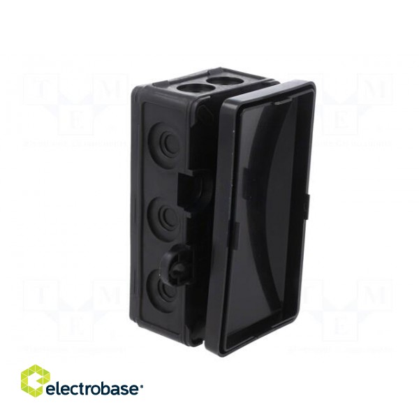 Enclosure: junction box | X: 72mm | Y: 95mm | Z: 40mm | wall mount | IP54 image 7