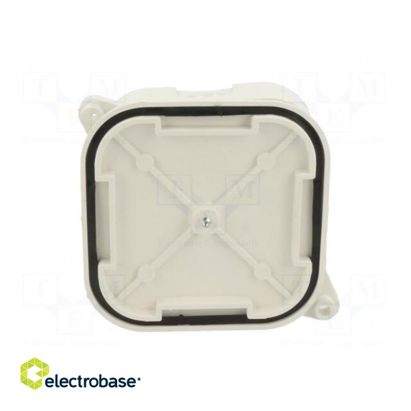 Enclosure: junction box | X: 75mm | Y: 75mm | Z: 30mm | wall mount | IP44 image 8