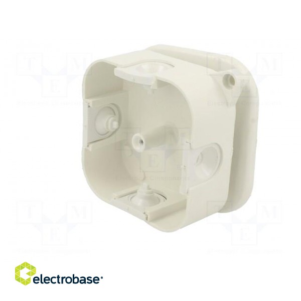 Enclosure: junction box | X: 75mm | Y: 75mm | Z: 30mm | wall mount | IP44 image 5