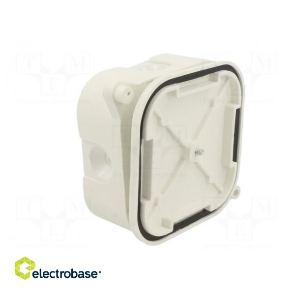 Enclosure: junction box | X: 75mm | Y: 75mm | Z: 30mm | wall mount | IP44 image 7
